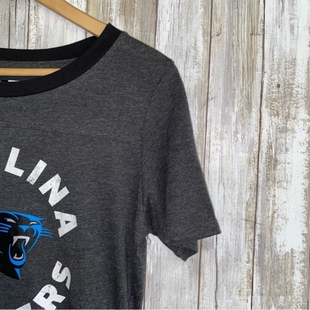 NWT NFL Carolina Panthers Grey Fitted Tee - Picture 3 of 5